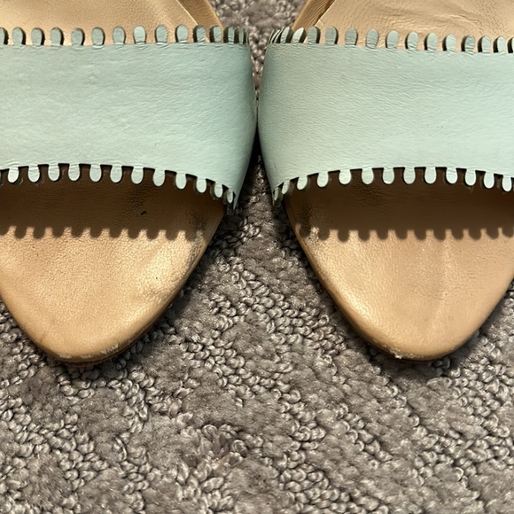 Loeffler Randall Mint Leora Leopard Print Heels - Picture 8 of 10